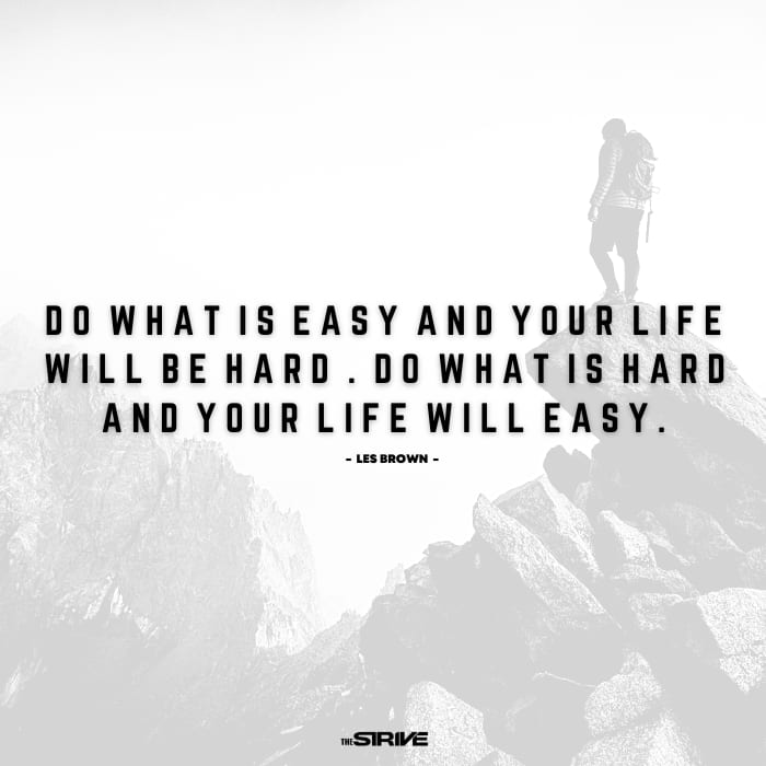 Life Is Hard Quote By Les Brown