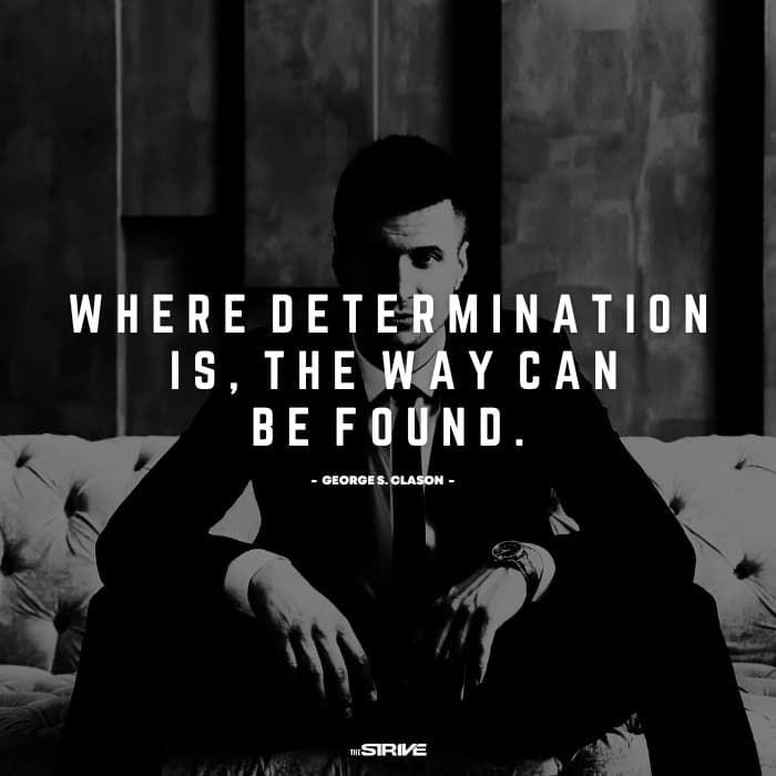 quote about poverty to success by george s. clason