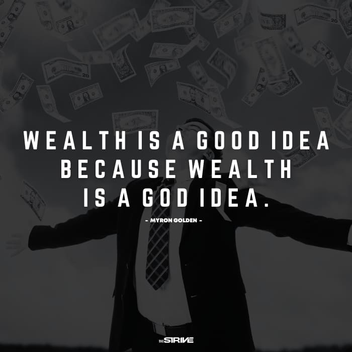 Myron Golden Quote on Wealth