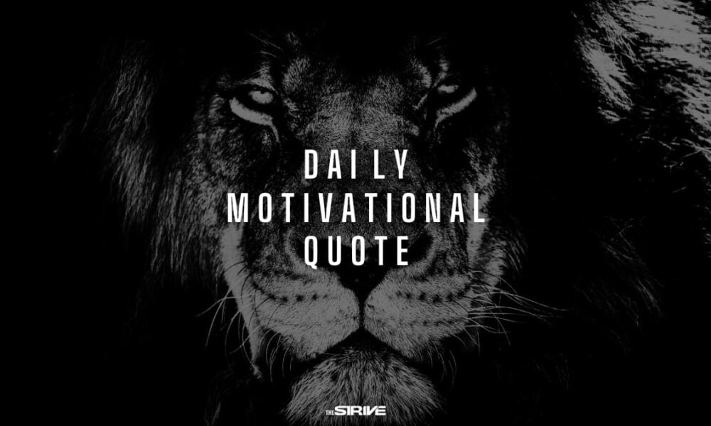 daily motivational quote page